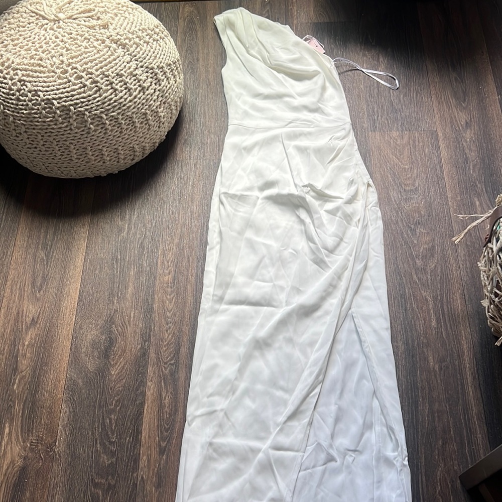 Sofia the Label May Draped One Shoulder Gown